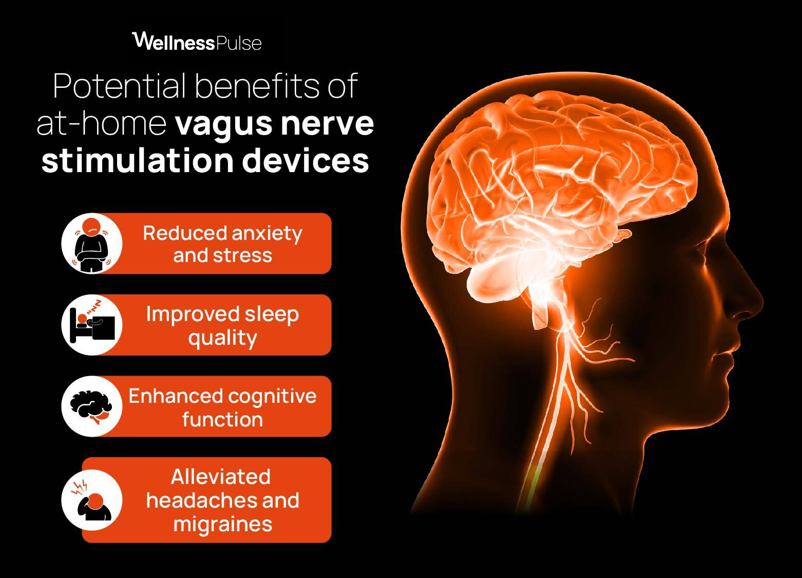 Potential vagus nerve stimulation benefits