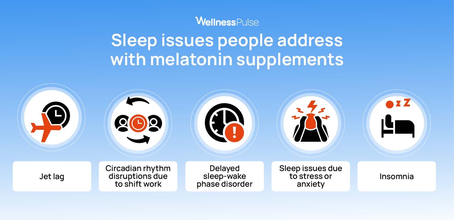 Sleep issues melatonin supplements