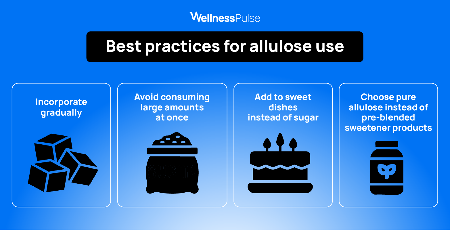 Best practices for allulose