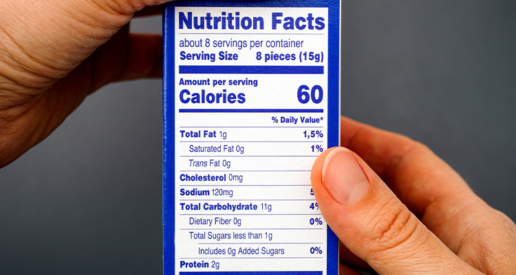 How to read nutrition labels