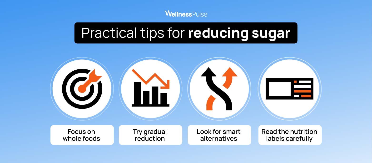 Practical tips for reducing sugar