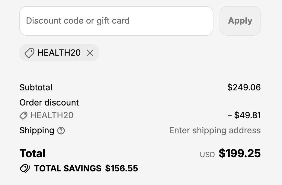 hume band 2 checkout discount code