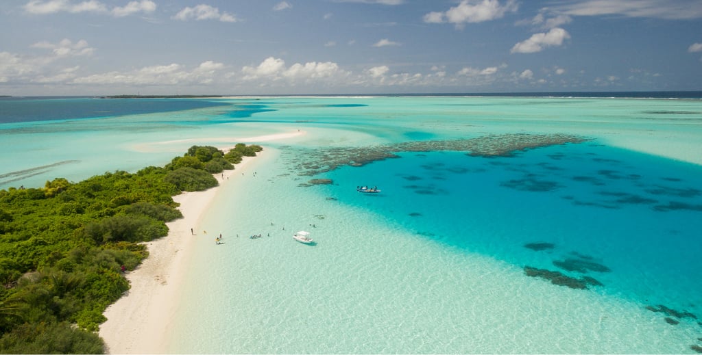 Caribbean beach view