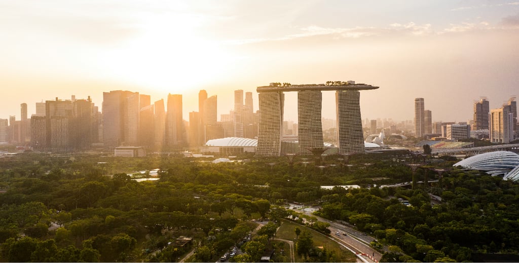 City view in Singapore