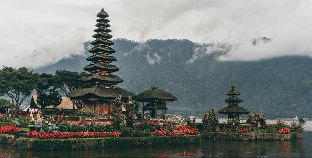 Indonesia temple view
