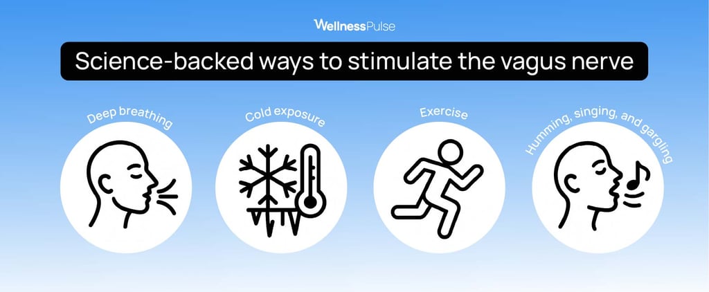 science-backed ways to stimulate the vagus nerve