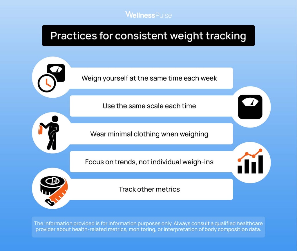 practices for consistent weight tracking