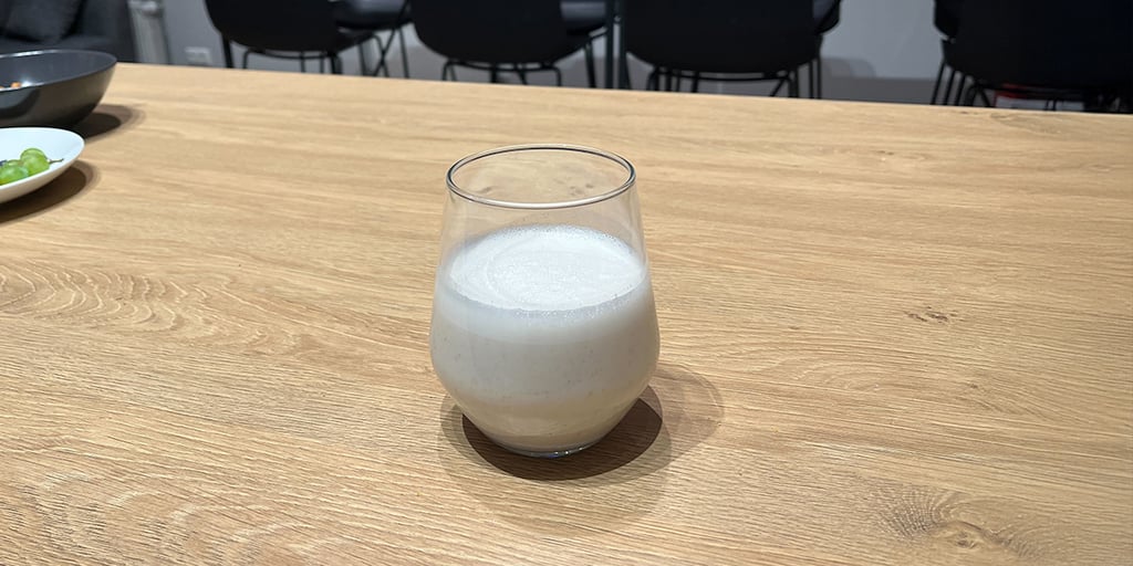 Oatzempic drink on a table