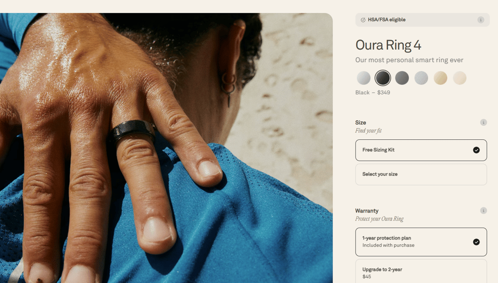 oura ring january 2026 price