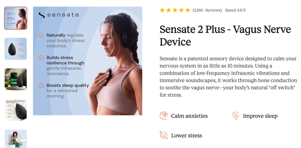 sensate buy page