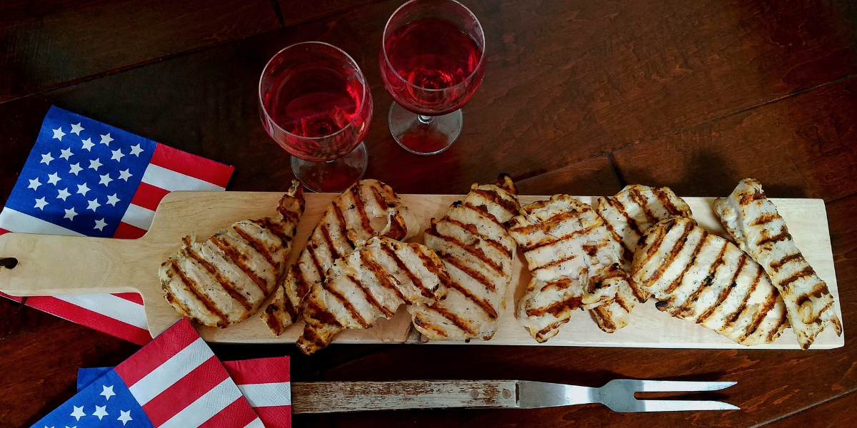 Fresh Grilled/BBQ chicken.