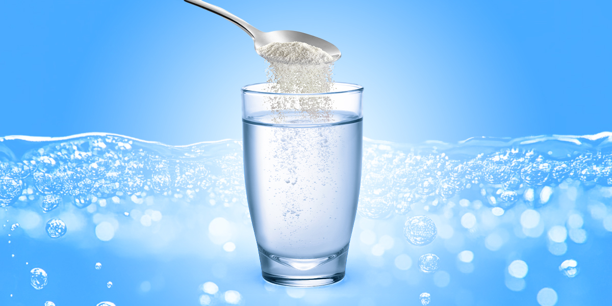 Water with ketone drink