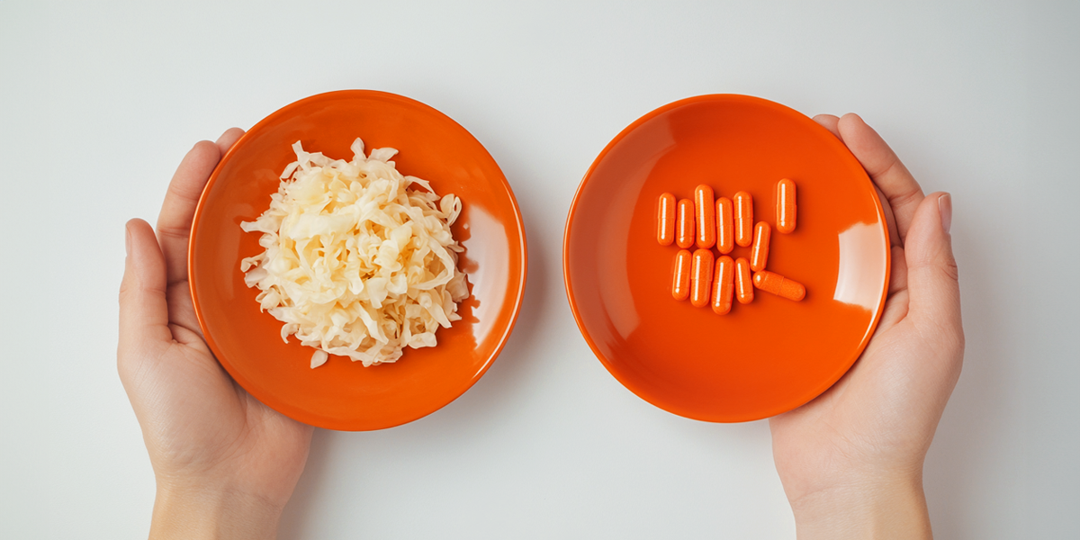 Probiotics From Food or Supplements