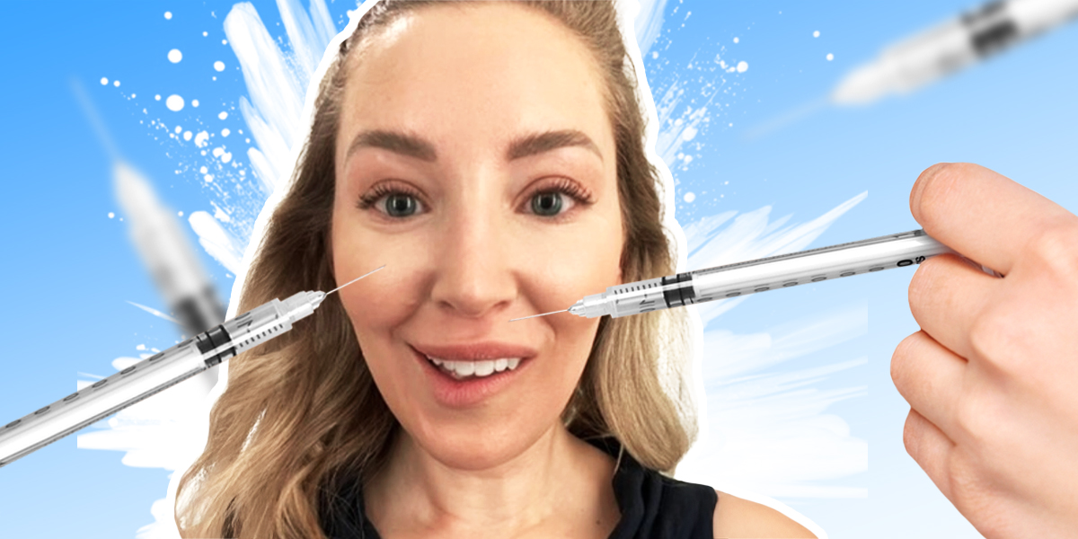 Jillian Gottlieb's crooked smile was caused by an injection error while getting Botox