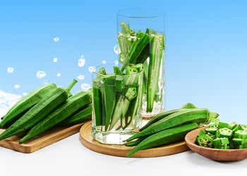 Lots of okra and okra water
