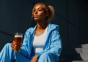 beer after workout