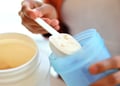 Hand scooping creatine